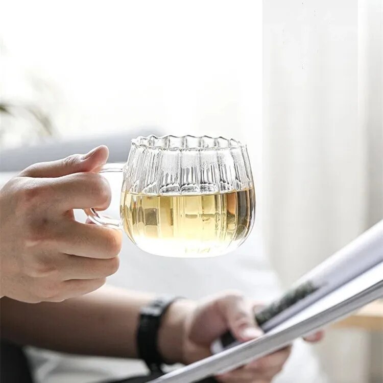 Heat-Resistant Glass Pumpkin Mug