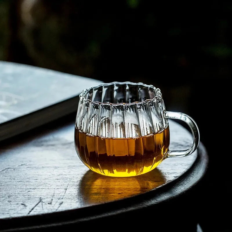 Heat-Resistant Glass Pumpkin Mug