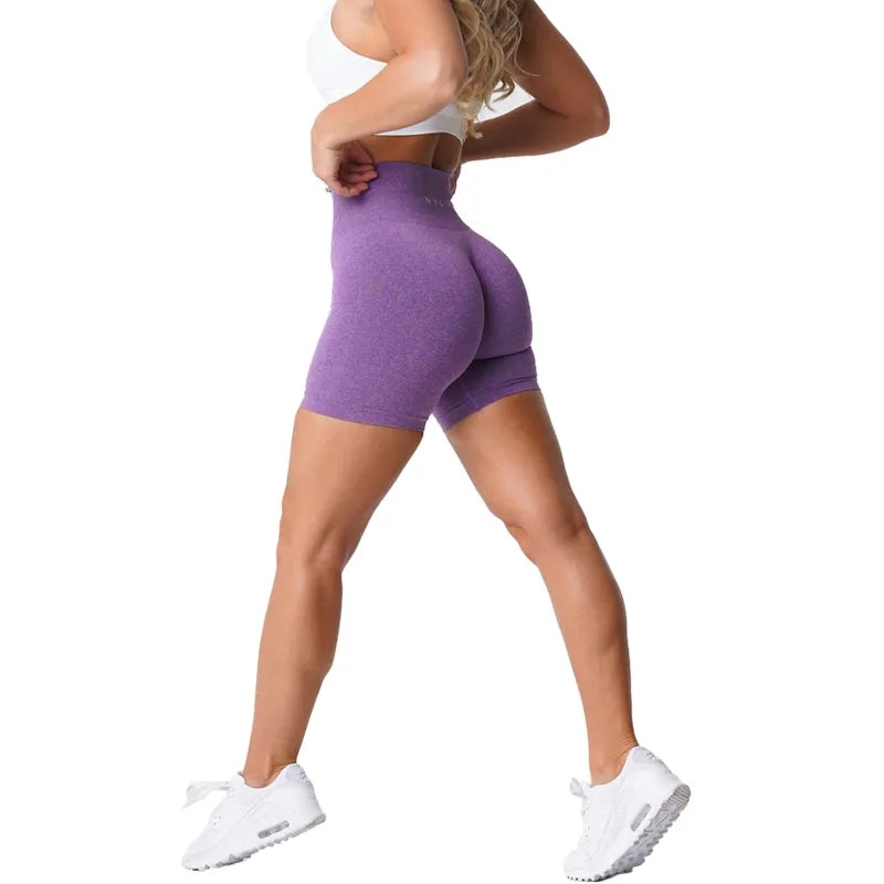 Seamless Pro Elastic Breathable Hip-lifting Spandex Shorts