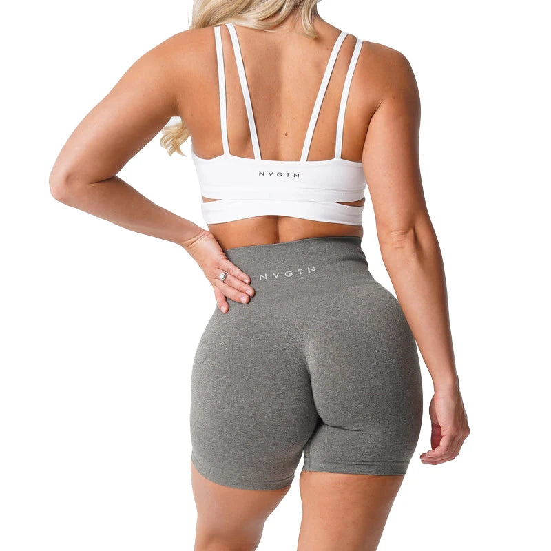Seamless Pro Elastic Breathable Hip-lifting Spandex Shorts