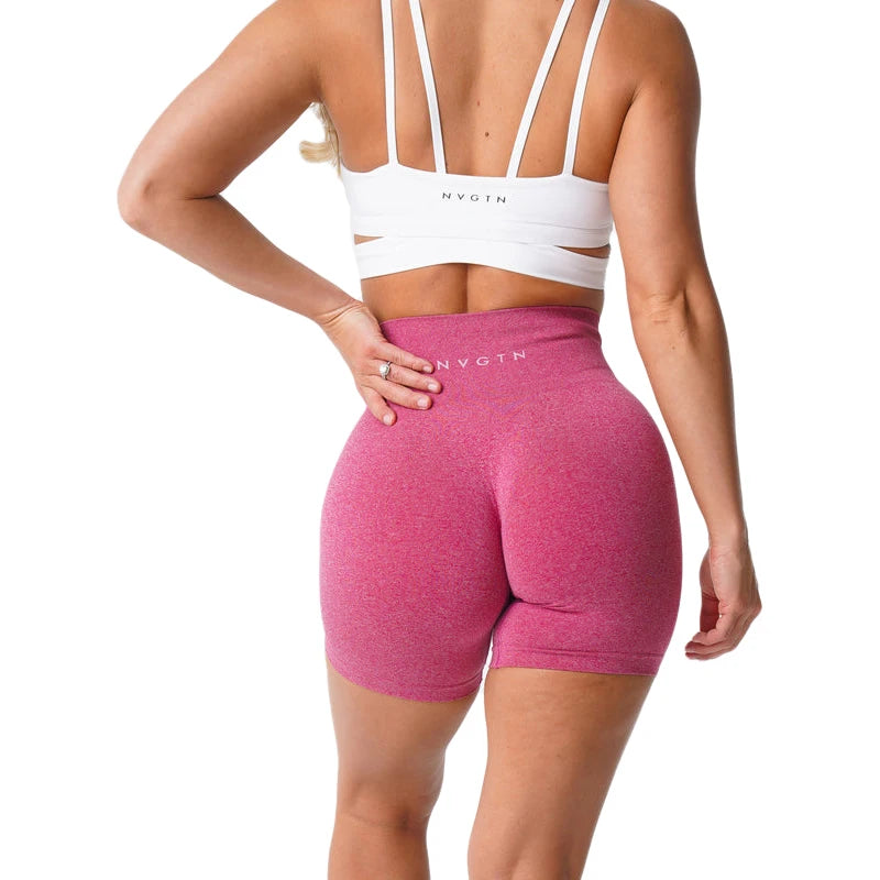 Seamless Pro Elastic Breathable Hip-lifting Spandex Shorts