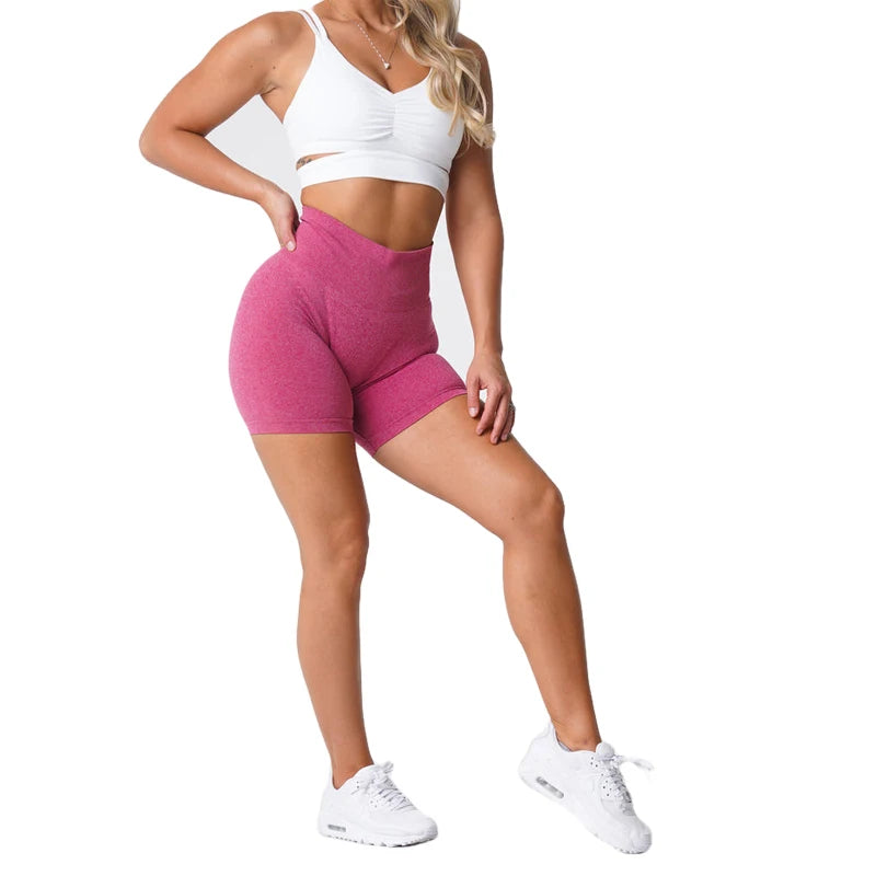 Seamless Pro Elastic Breathable Hip-lifting Spandex Shorts