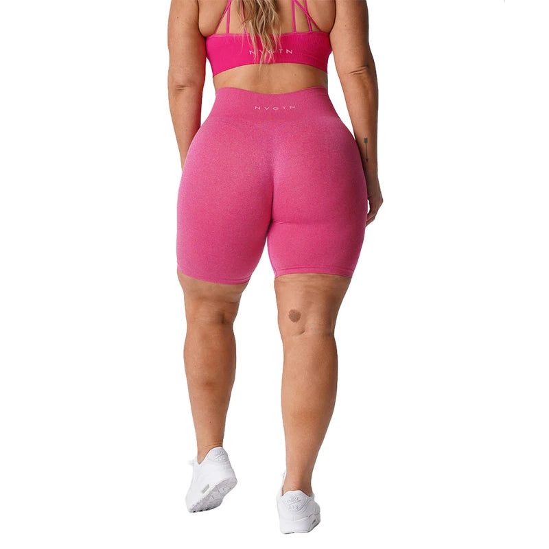 Seamless Pro Elastic Breathable Hip-lifting Spandex Shorts