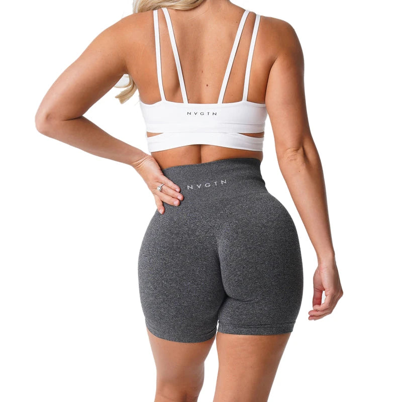 Seamless Pro Elastic Breathable Hip-lifting Spandex Shorts