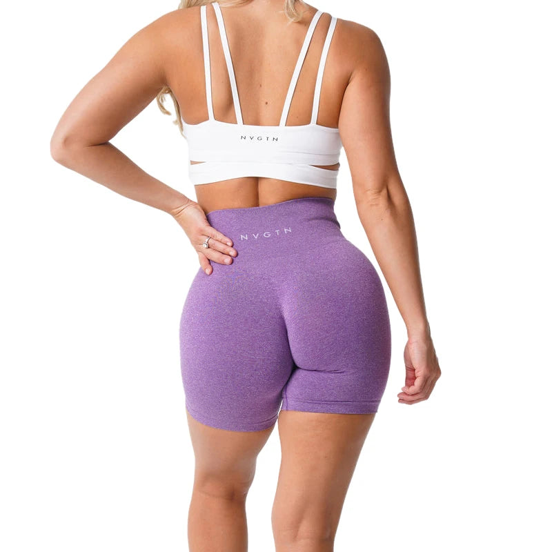 Seamless Pro Elastic Breathable Hip-lifting Spandex Shorts