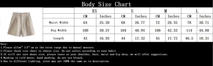 Linen V-Neck Button Vest + High Waist Shorts Set